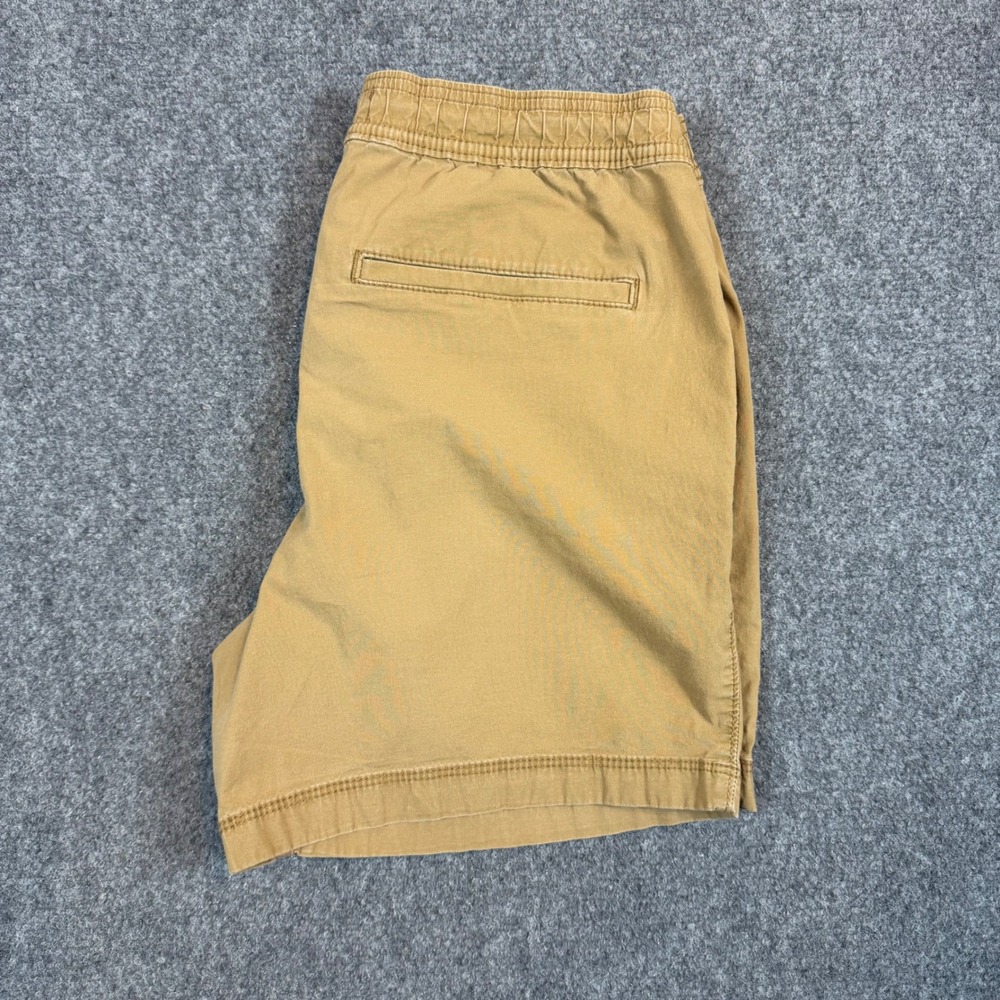 Hollister Jogger Short Y2K Streetwear Khaki Elastic Waist Drawstring Mens Size M